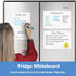 Magnetic Whiteboard for Fridge, 3 Pack Small Magnetic Dry Erase Boards with 4 Markers & 1 Eraser, Reusable Blank Magnet White Board Sheets for Home, Kitchen, Office, Classroom - 12 x 8 by HOMiDEK