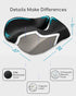 Tailbone SitCushion Ergonomic Seat Cushion for Sciatica & Pain Relief Extra Large Memory Foam Office Chair Cushion