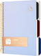 FLYING EAGLE College Ruled Spiral Notebook 8.5 X 11, 3 Subject Journal for Work and School