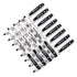 WRITECH Retractable Dry Erase Markers: Fine Point Clickable Black Colored Ink Marker Low Odor Erasable Thin Tip Refillable Whiteboard Marker Pen Set 12ct No Bleed Smear