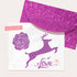 Amiya Purple Glitter Vinyl Contact Paper, Self Adhesive Sparkly Stick and Peel Wallpaper for Bedroom, Living Room