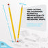 Enday Presharpened #2 Pencils, 24 Count, Wood-Cased Yellow Pencils with Latex-Free Eraser for School Supplies