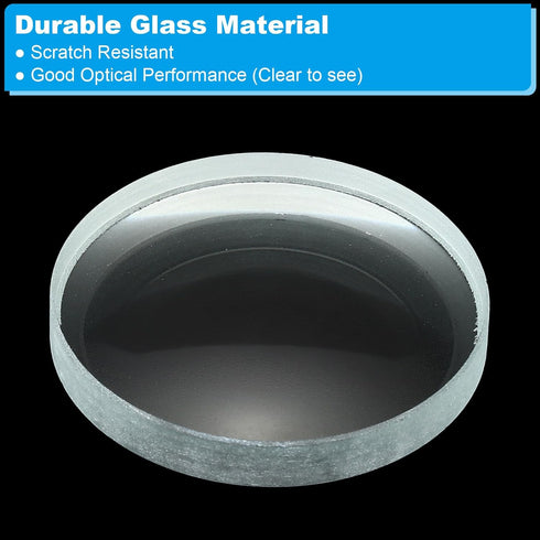 PATIKIL 4" (100mm) Focal Length Double Concave Lens, 3 Pack 40mm Diameter for Physics Experiment, Clear