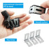 Zorveiio 20 1" 90 Pcs Plastic Right Angle Bracket L Brackets, Metal Degree Corner Brace Corner Support for Wood Shelf