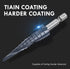 Upgrade M35 Cobalt Step Drill Bit with Ultra TiAIN Coating, 1/8"-7/8" (3PCS) Unibit Step Bit for Metal & Wood