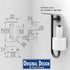 SAFETY+BEAUTY 3-in-1 Stainless Steel Double Toilet Paper Holder with Heavy Duty Grab Bar and Top Shelf for Wet Wipes
