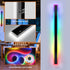 1PC 12In IP66 (1Pack) ASLONG LED RGBW Wall Light with APP Control, Waterproof Smart RGB LED Wall Mount Lighting