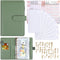 Budget Binder with Zipper Envelopes, Money Organizer for Cash with 8 Cash Envelopes, 12 Budgeting Sheets & 2 Labels