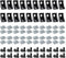 20 Sets 2020 Series Aluminum Extrusion Profile Connectors, 20pcs Corner Brackets, 40pcs M6 T Slide Nuts