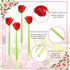 Gueevin 24 Pcs Flower Pens Gifts Mothers Day Artificial Rose Pens Creative Black Ink Pens Bulk Wedding Birthday Party Favors Office School Gift Supplies for Women Girls Kids Teacher Nurse by Gueevin