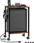 Akxomel 16.5" W Computer Tower Stand with Charging Station and USB Port, 2