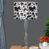 Yzaoxia Black Cow Print Lamp Shade Cowhide Lightweight Lampshade for Floor Lamps Durable Linving Room Bed Room Drum