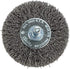 Forney 60015 Wheel Brush, 2-1/2-Inch Coarse Crimped Wire with 1/4-Inch Shank