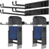 Neiteli Folding Chair Rack,Metal Folding Chair Storage Rack - 2-Pack,Heavy Duty Design,Garage Organization