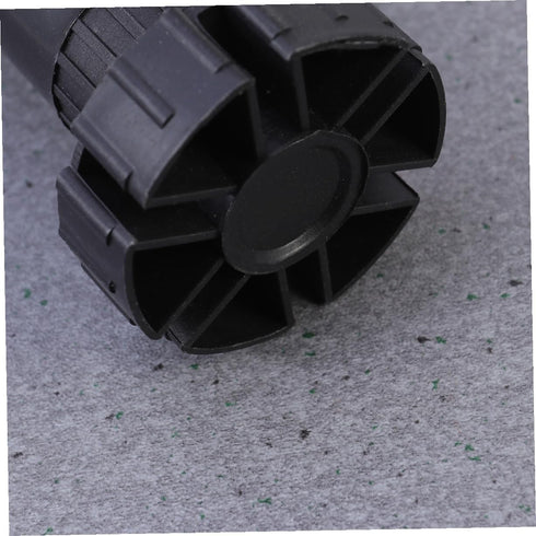 8pcs Holibanna Thickened Adjustable Plastic Furniture Legs for Sofa Cabinet Table Feet Support Black Height Non-Rust