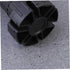 8pcs Holibanna Thickened Adjustable Plastic Furniture Legs for Sofa Cabinet Table Feet Support Black Height Non-Rust