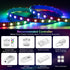 WS2812B 16.4FT/5M 60Pixels/m 300Pixels Programmable 5050SMD IP65 DC5V SEZO ECO LED Strip Light Individually Addressable