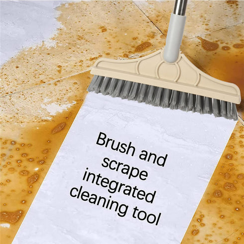 2 1 53.5" 120Rotating in Cleaning Floor Scrub Brush Floor Brush Scrubber New Upgraded Long Handle Grout Brush Scrape