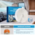 Kohree Butyl Sealant Tape White, 1/8-Inch x 3/4-Inch x 30-Foot, Leak Proof for RV Repair & Window Sealing