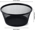 SLSON 6Pack Wire Mesh Paper Clip Holder - Round Desktop Paperclip Dish Dispenser for Office Organizer Accessories