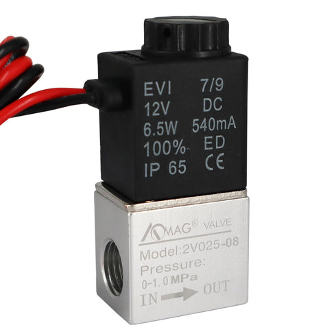 1/4inch DC 12V 2 Way Normally Closed Electric Solenoid Air Valve