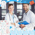 LemonSecret 60 Set CNA Week Thank You Cards with Envelope Sticker Nurse Appreciation Cards Gift Bulk for Lab Nurses