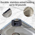 SHUYUE 2 Pack (2Pack Sink Sponge Holder in Sink Dish Drying Rack Corner Sink Strainer for Kitchen Sink Caddy Corner