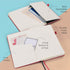 MALEDEN 7 Pack Lined Journal Notebook, Hardcover PU Leather, 100 GSM Thick Pages, A5 Ruled Journal