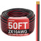 10 Gauge Wire, 10AWG Automotive Electrical Cord 50FT 2 Conductor Red Black