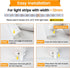 6Pack 3.3FT/1M U1SW 1M Muzata LED Channel Aluminum U Shape Silver LED Strip Diffuser Channel with Milky White Cover
