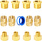 Brass Fitting 13pcs, 1/2" X 3/8" NPT Kit, Reducing Adapter and Hex Bushing