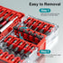 30Pcs Set, S2 Screwdriver Bit Steel Impact Bits with Magnetic Phillips, Slotted, Torx, Hex & Allen, Storage Case
