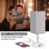 3 Bulb Ambimall Touch Control Table Lamp with USB A+C Charging Ports - Way Touch Lamps Bedside, Nightstand Lamp