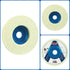 SALI 10 Pcs 4-1/2 Inch Wool Felt Polishing Wheel Disc for 4.5" Angle Grinder, Metal, Marble Stone, Furniture