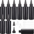 BENECREAT 16Pcs 5oz Black Plastic Squeeze Bottles, Dispensing Bottles with 2 Funnels and 10 Pipettes