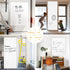 Dry Erase Whiteboard Sticker Wall Decal - Self-Adhesive Peel Stick Paper for School, Office, Home with 3 Pens