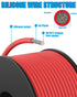 22 156FT, 22 6 26FT, 12V 24V, 200 Gauge Wire AWG Flexible Silicone Cable, Colors Each Wire Spool Stranded Tinned Copper