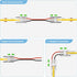 8mm 2-Pin Lights,20pcs Connectors,10ft(305cm) 22AWG Solderless,5V 12V 24V 2835 PAUTIX COB LED Connectors for COB LED