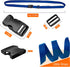 Premium Utility Straps with Quick Release Buckle Adjustable Short Nylon Tie Down Straps for Camping Gear, Sleeping Bags