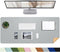 Desk Mat, 35.4" x 17" Leather Desk Pad, Double-Sided Large Mouse Pad, Waterproof Desk Blotter for Office & Home