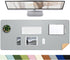 Desk Mat, 35.4" x 17" Leather Desk Pad, Double-Sided Large Mouse Pad, Waterproof Desk Blotter for Office & Home