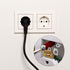 24 Pcs Round Electrical Outlet Spacers Box Extender Kit, 12 Pcs Switch and Receptacle Screws, 12 Pcs Longer Screws (Red)