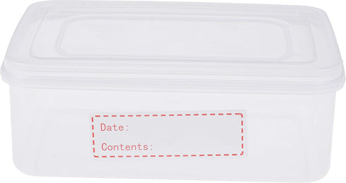 XGOOD 900 Pieces Removable Food Storage Labels, 3 Rolls (Red, Yellow, Green), 3x1in, Freezer & Refrigerator