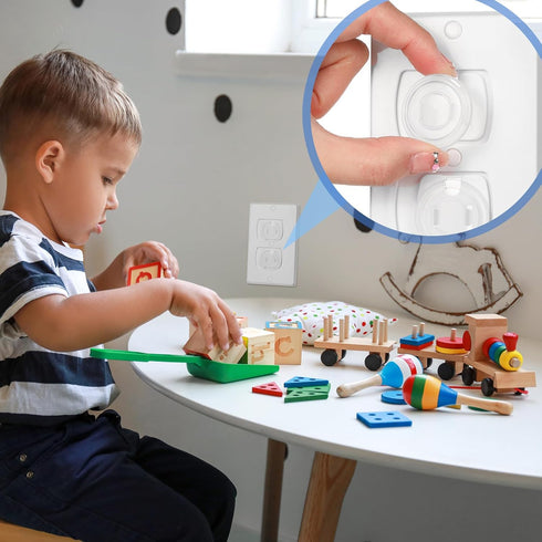 120 Thyle Pcs Outlet Covers Bulk Child Baby Proofing Plug for Electrical Outlets Covers Easy Install Socket Sturdy Safe