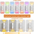 STHF 4 Pack Closet, (7 Rechargeable Smart LED Motion Sensor Ambient Light, Auto-On Multi-Color Changing Magnetic Wall
