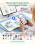 Memoking T02 Mini Sticker Printer - Thermal Printer Portable Label Maker Bluetooth Photo Printer Print Pods Inkless