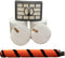 2+1 Filter Kit + Soft BrushRoll Compatible with Shark Rotator Pro Upright Vacuum, DuoClean & Self-Cleaning Brushroll