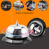 Call Bell 3.3 Inch Diameter Metal Anti-Rust Desk Bell for Hotels, Schools, Restaurants, and Reception Areas