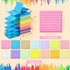 Pop Up Sticky Notes Colored Lined Sticky Notes 3x3 Inch Refills Easy Post Notes Self-Stick Ruled Post Notes Memo Pads with Lines School Office Supplies Easy to Clean Removal(14 Pads) by Mimorou