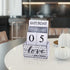 Notakia Perpetual Calendar Wooden Calendar Blocks Vintage Wood Block Calendar for Home Office Desk Accessories Week